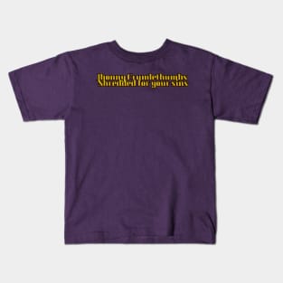 Jhonny Crumlethumbs Died For Your Sins Kids T-Shirt